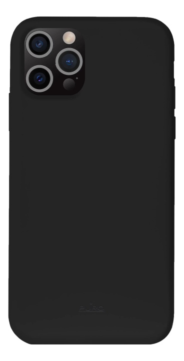 Puro iPhone 13 Pro Max Icon Cover, black in the group SMARTPHONE & TABLETS / Phone cases / Apple / iPhone 13 Pro Max / Cases at TP E-commerce Nordic AB (C60721)