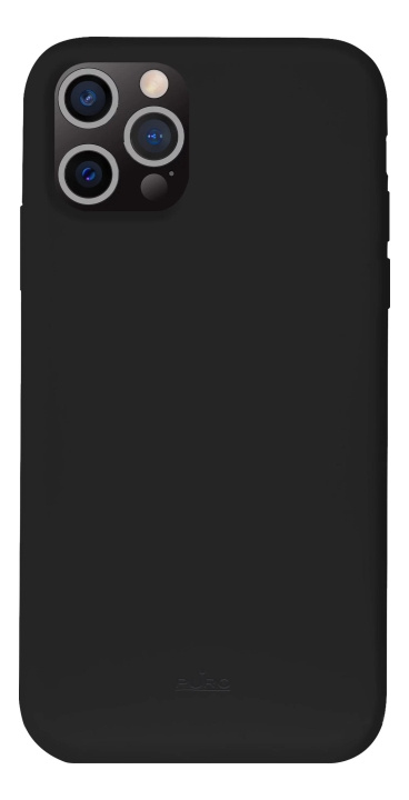 Puro iPhone 13 Pro Icon Cover, black in the group SMARTPHONE & TABLETS / Phone cases / Apple / iPhone 13 Pro / Cases at TP E-commerce Nordic AB (C60723)