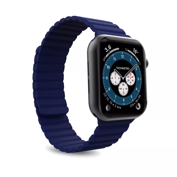 Puro Apple Watch Band 42-44mm M/L ICON LINK, Space Blue in the group SMARTPHONE & TABLETS / Excercise, home & leisure / Apple Watch & Accessories / Accessories at TP E-commerce Nordic AB (C60735)
