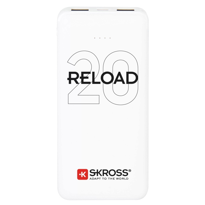SKROSS Reload 20 Powerbank in the group SMARTPHONE & TABLETS / Chargers & Cables / Powerbanks at TP E-commerce Nordic AB (C60747)