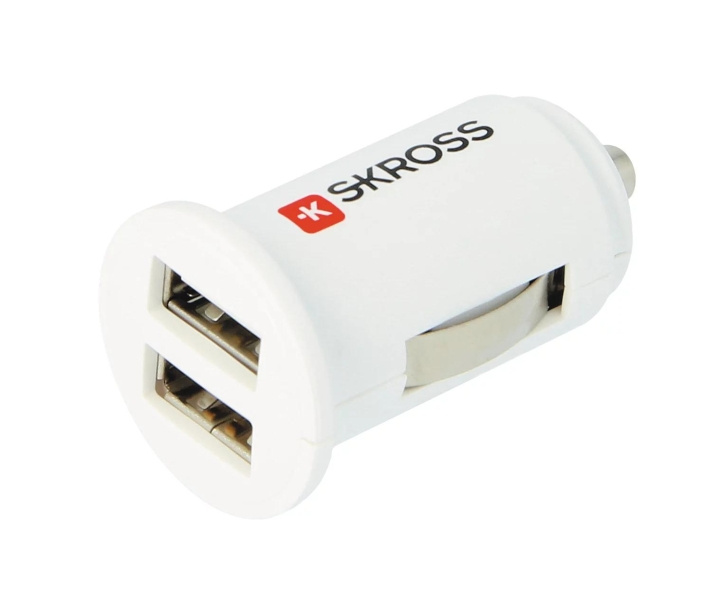 SKROSS Midget Dual USB-billaddare in the group SMARTPHONE & TABLETS / Chargers & Cables / Car chargers / Car chargers USB at TP E-commerce Nordic AB (C60756)