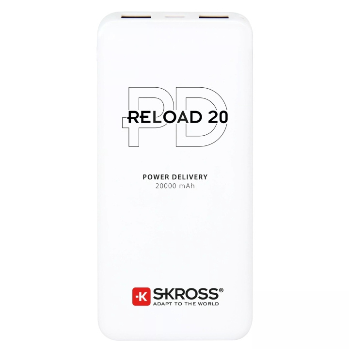 SKROSS Reload 20, Power Bank, PD in the group SMARTPHONE & TABLETS / Chargers & Cables / Powerbanks at TP E-commerce Nordic AB (C60760)