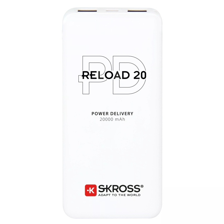 SKROSS Reload 20, Power Bank, PD in the group SMARTPHONE & TABLETS / Chargers & Cables / Powerbanks at TP E-commerce Nordic AB (C60760)
