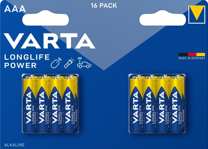 Varta Longlife Power AAA 16 Pack (B) in the group HOME ELECTRONICS / Batteries & Chargers / Batteries / AAA at TP E-commerce Nordic AB (C60776)