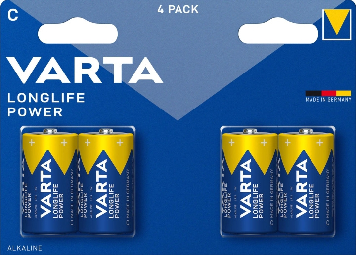 Varta Longlife Power C 4 Pack in the group HOME ELECTRONICS / Batteries & Chargers / Batteries / Other at TP E-commerce Nordic AB (C60781)
