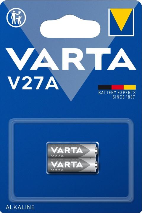 Varta V27A Alkaline Special Battery, 12V, 2 Pack in the group HOME ELECTRONICS / Batteries & Chargers / Batteries / Other at TP E-commerce Nordic AB (C60804)