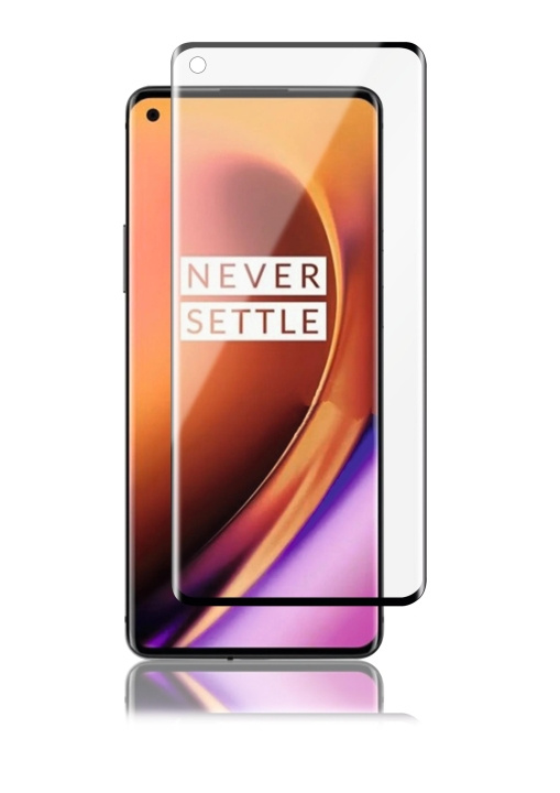 panzer OnePlus 8 Pro Curved glass AR, Black in the group SMARTPHONE & TABLETS / Phone cases / OnePlus at TP E-commerce Nordic AB (C60842)