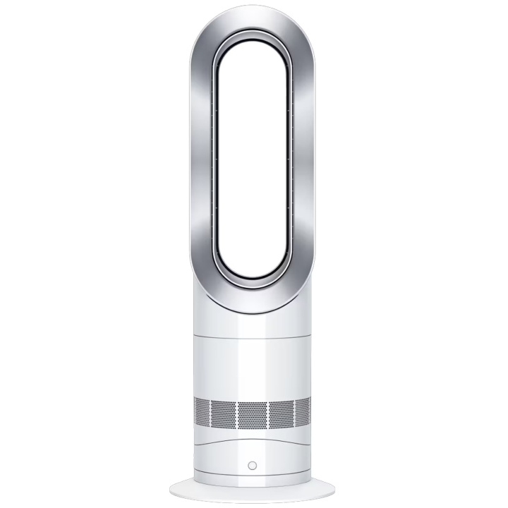 Dyson Hot+Cool Jet Focus AM09 kylfläkt/värmare Golvstående Silver Vit in the group HOME, HOUSEHOLD & GARDEN / Fans & Climate products / Floor standing fans at TP E-commerce Nordic AB (C60907)