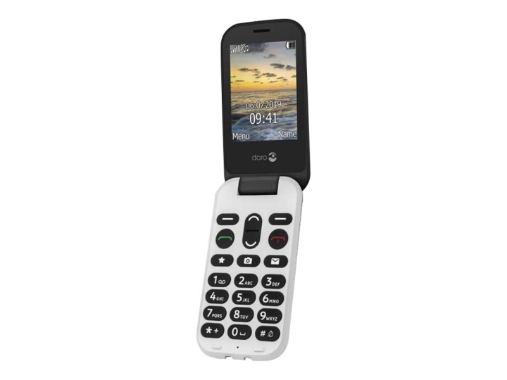 Doro 6060 2.8 Svart in the group SMARTPHONE & TABLETS / Mobile phones & smartphones at TP E-commerce Nordic AB (C60920)