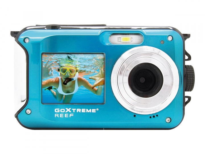 Easypix GoXtreme Reef 8Megapixel Blå Digitalkamera in the group HOME ELECTRONICS / Photo & Video / Cameras at TP E-commerce Nordic AB (C60924)