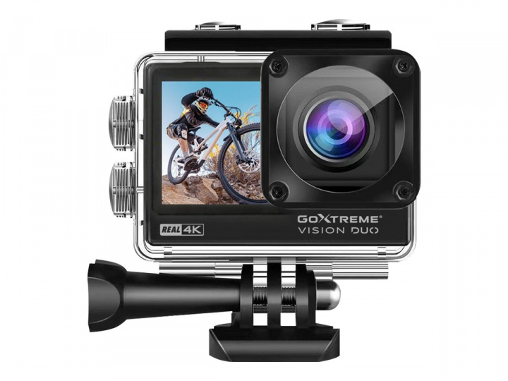Easypix GoXtreme Vision DUO 4K Action-kamera in the group Sport, leisure & Hobby / Action cameras & Accessories / Action cameras at TP E-commerce Nordic AB (C60939)
