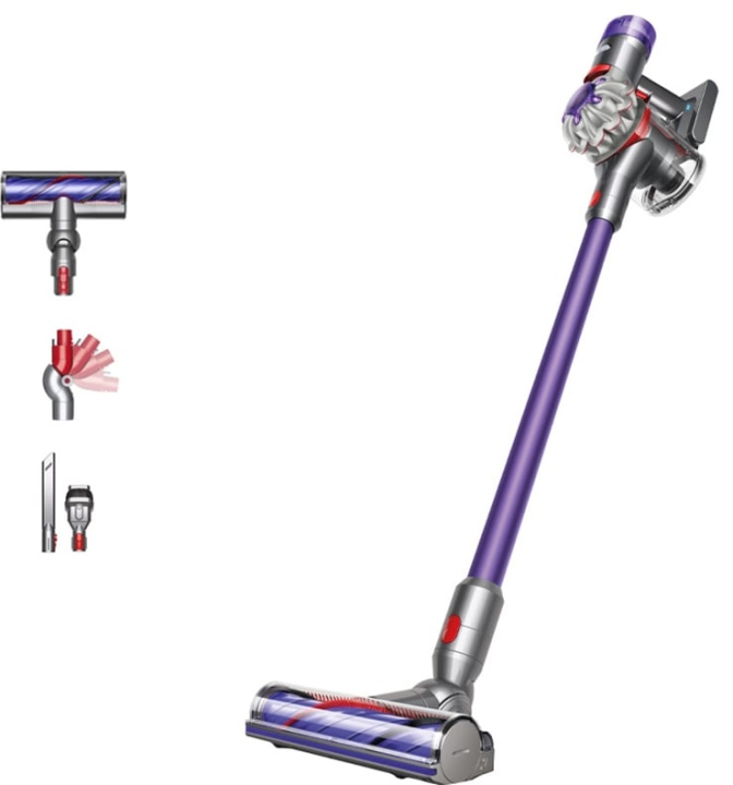 Dyson V8 Origin Lila/Silver Dammsugare Stick/handhållen 115W 0,54 liter in the group HOME, HOUSEHOLD & GARDEN / Cleaning products / Vacuum cleaners & Accessories / Hand held Vacuum cleaners at TP E-commerce Nordic AB (C60946)