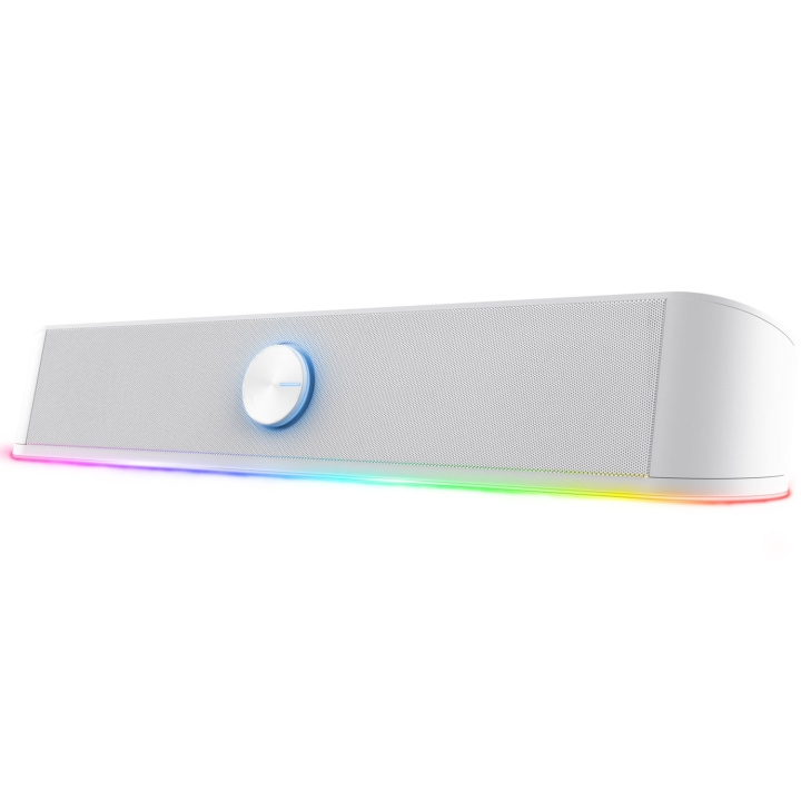 Trust GXT 619W Thorne RGB Soundbar Vit in the group HOME ELECTRONICS / Audio & Picture / Home cinema, Hifi & Portable / Soundbars at TP E-commerce Nordic AB (C60980)