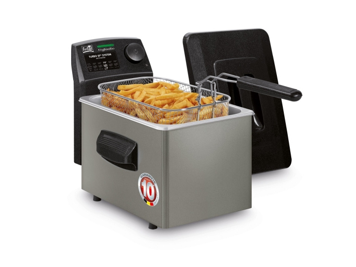 FRITEL FryTastic Fritös 3 liter Antracit/silver in the group HOME, HOUSEHOLD & GARDEN / Household appliances / Airfryers & Fryers at TP E-commerce Nordic AB (C61035)