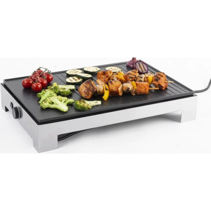 FRITEL Family TG 1475 Grill Svart/rostfritt stål in the group HOME, HOUSEHOLD & GARDEN / Garden products / Barbeque & Accessories at TP E-commerce Nordic AB (C61066)