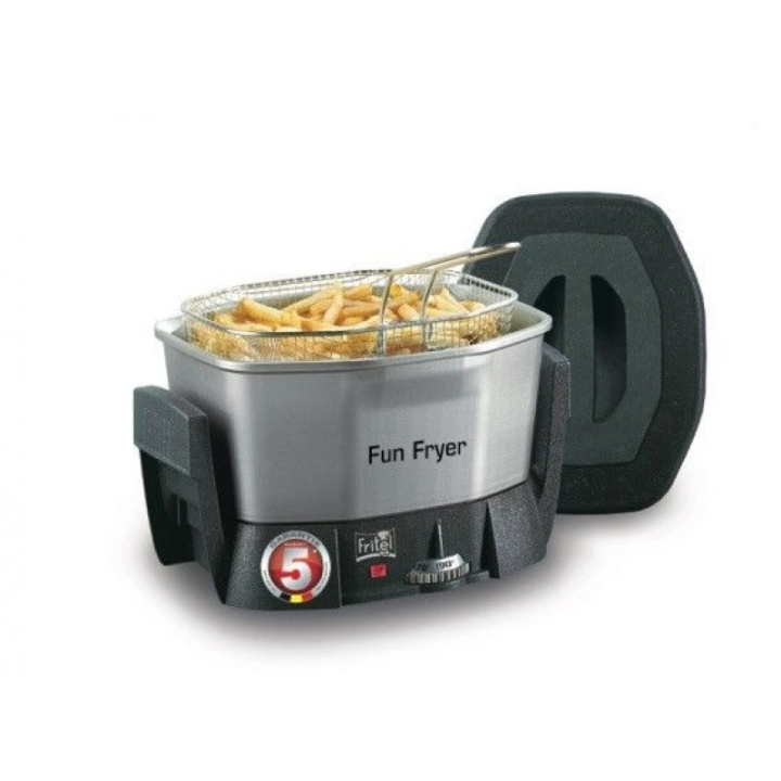 FRITEL Starter Deep Fryer 1.5 liters Black/gray/silver in the group HOME, HOUSEHOLD & GARDEN / Household appliances / Airfryers & Fryers at TP E-commerce Nordic AB (C61068)