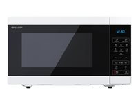 Sharp Classic serie Mikrovågsugn Fristående 900W 25 liter Vit/silver/svart in the group HOME, HOUSEHOLD & GARDEN / Household appliances / Microwave ovens at TP E-commerce Nordic AB (C61083)