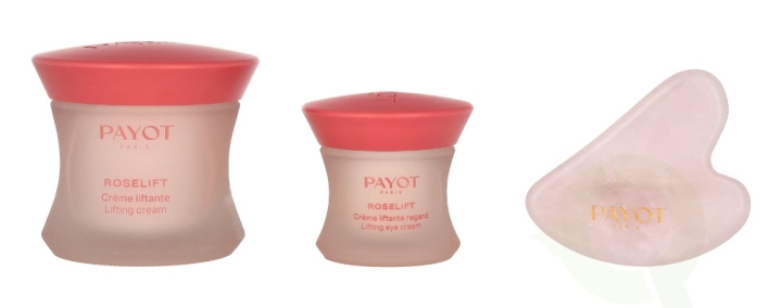 Payot Roselift Set 65 ml Roselift Lifting Cream 50ml/Roselift Lifting Eye Cream 15ml +Accessoire Van Kwarts in the group BEAUTY & HEALTH / Gift sets / Gift sets for her at TP E-commerce Nordic AB (C61111)