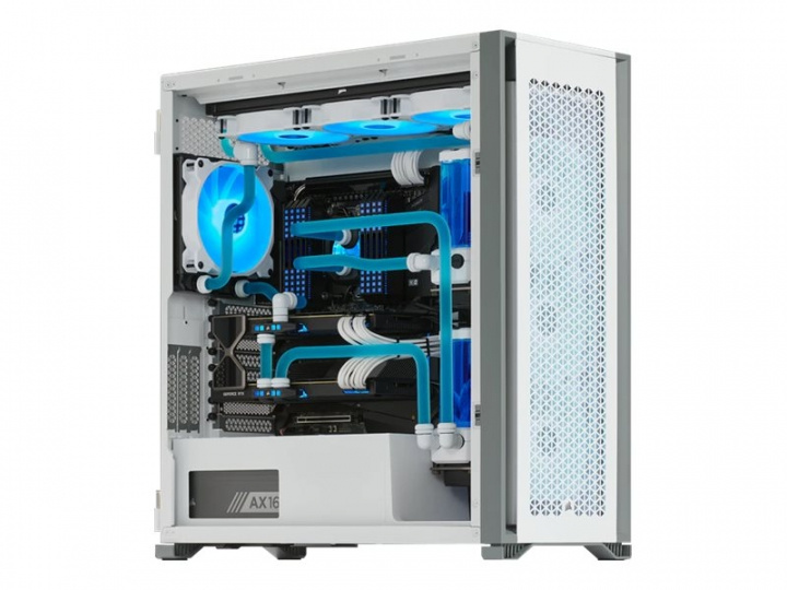 Corsair 7000D AIRFLOW Tower Extended ATX Ingen strömförsörjning Vit in the group COMPUTERS & PERIPHERALS / Computer components / Chassis at TP E-commerce Nordic AB (C61370)