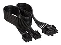 Corsair 12VHPWR (female) - 8 pin PCI Express-strøm (female) Sort Strømkabel in the group COMPUTERS & PERIPHERALS / Network / Network cards / PCI Express at TP E-commerce Nordic AB (C61372)