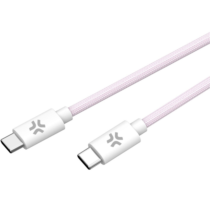 Celly USB-C - USB-C-kabel 60W 1,5 m Rosa in the group SMARTPHONE & TABLETS / Chargers & Cables / Cables / Cables Type C at TP E-commerce Nordic AB (C61396)