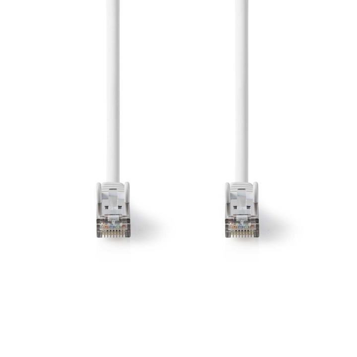 Nedis Cat 8.1 Cable | S/FTP | RJ45 Male | RJ45 Male | 1.00 m | Round | LSZH | White | Label in the group COMPUTERS & PERIPHERALS / Computer cables / Network cables / Cat8 at TP E-commerce Nordic AB (C61432)