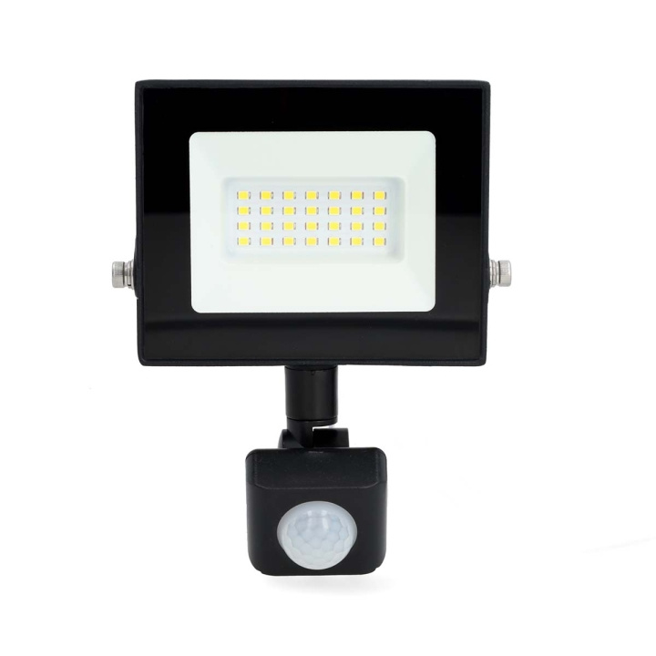 Nedis LED Floodlight | 4000 K | Rated luminous flux: 1620 lm | IP44 | 1.00 m | Energy class: F | 220 - 240 V AC 50/60 Hz | 20 W in the group HOME, HOUSEHOLD & GARDEN / Electricity & Lighting / Outdoor lighting / LED-floodlight at TP E-commerce Nordic AB (C61437)
