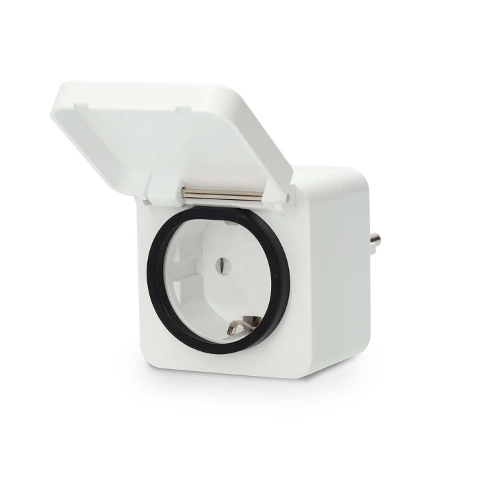 Nedis SmartLife Smart Plug | Zigbee 3.0 | IP44 | Power meter | 3680 W | Type F (CEE 7/7) | -25 - 55 °C | Android™ / IOS | White | 1 pcs in the group HOME, HOUSEHOLD & GARDEN / Smart home / Smart plugs at TP E-commerce Nordic AB (C61443)