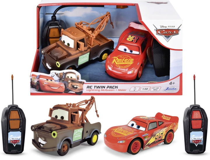 Jada Disney Pixar Cars fjärrstyrda bilar, Lightning McQueen och Martti, RC in the group TOYS, KIDS & BABY PRODUCTS / Radio controlled / RC cars at TP E-commerce Nordic AB (C61594)