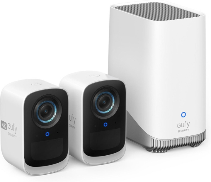 Anker eufyCam 3C övervakningssystem med två kameror, 4K-upplösning in the group HOME, HOUSEHOLD & GARDEN / Alarm & Security / Security cameras / Digital (Network) / Outdoor cameras at TP E-commerce Nordic AB (C61631)