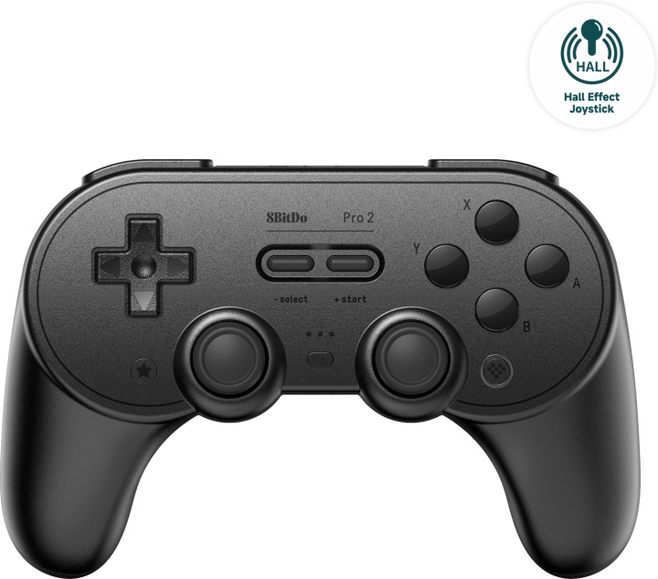 8BitDo PRO 2 - Hall Edition trådlös spelkontroll, svart, switch / PC / Android in the group HOME ELECTRONICS / Game consoles & Accessories / Nintendo Switch / Accessories at TP E-commerce Nordic AB (C61641)