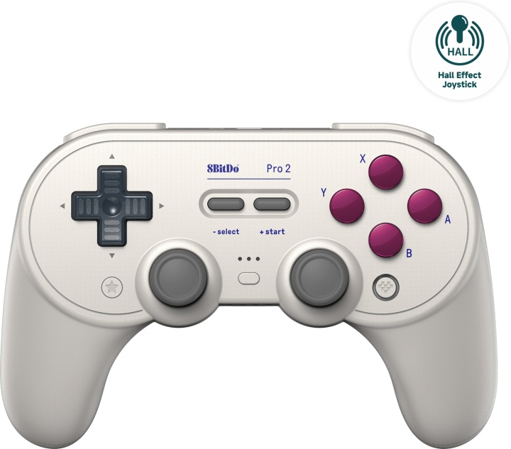 8BitDo PRO 2 G Classic - Hall Edition trådlös spelkontroll, Switch / PC / Android in the group HOME ELECTRONICS / Game consoles & Accessories / Nintendo Switch / Accessories at TP E-commerce Nordic AB (C61642)