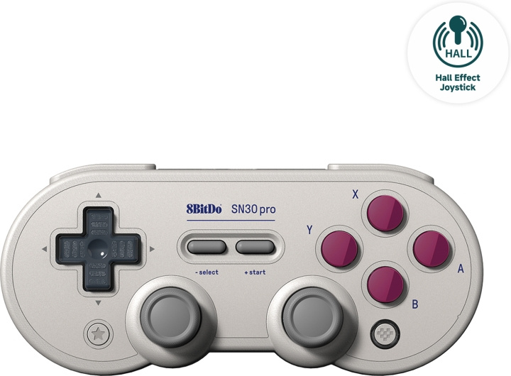 8BitDo SN30 Pro G Classic - Hall Edition trådlös spelkontroll, Switch / PC / Android in the group HOME ELECTRONICS / Game consoles & Accessories / Nintendo Switch / Accessories at TP E-commerce Nordic AB (C61644)