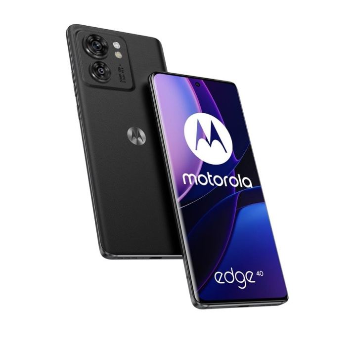 Motorola Edge 40 6.55 8/256GB - Svart in the group SMARTPHONE & TABLETS / Mobile phones & smartphones at TP E-commerce Nordic AB (C61678)