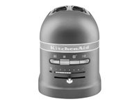 KitchenAid Artisan 5KMT2204EGR Brödrost 1250W Imperial Grey in the group HOME, HOUSEHOLD & GARDEN / Household appliances / Toasters & Bread grills / Toasters at TP E-commerce Nordic AB (C61754)