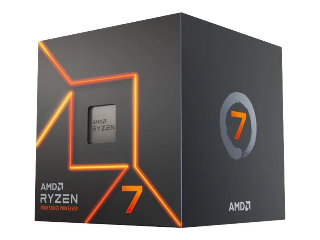 AMD CPU Ryzen 7 7700 3,8 GHz 8 kärnor AM5 (TRAY - med kylare) in the group COMPUTERS & PERIPHERALS / Computer components / processors at TP E-commerce Nordic AB (C61767)
