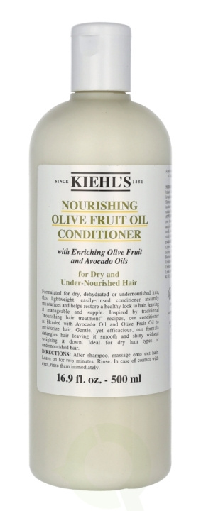 Kiehls Kiehl\'s Olive Fruit Oil Nourishing Conditioner 500 ml in the group BEAUTY & HEALTH / Hair & Styling / Hair care / Conditioner at TP E-commerce Nordic AB (C61806)