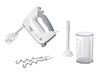 Bosch ErgoMixx MFQ36440 Hand mixer White in the group HOME, HOUSEHOLD & GARDEN / Household appliances / Food processor & Kitchen appliances / Mixer & Blenders at TP E-commerce Nordic AB (C61988)