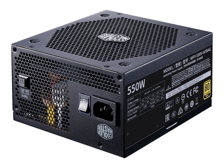 Cooler Master V Series V550 Guld - V2 Strömförsörjning 550Watt in the group COMPUTERS & PERIPHERALS / Computer components / Power supply/PSU at TP E-commerce Nordic AB (C62008)