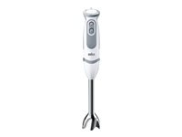 Braun Multiquick 5 Vario MQ 5200 WH Hand blender Turbo function White/grey in the group HOME, HOUSEHOLD & GARDEN / Household appliances / Food processor & Kitchen appliances / Hand blenders at TP E-commerce Nordic AB (C62045)