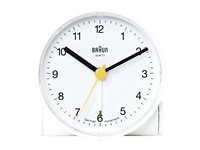 Braun BNC001 Alarm Clock White Analog in the group HOME, HOUSEHOLD & GARDEN / Watches & Counters / Alarmclocks at TP E-commerce Nordic AB (C62048)