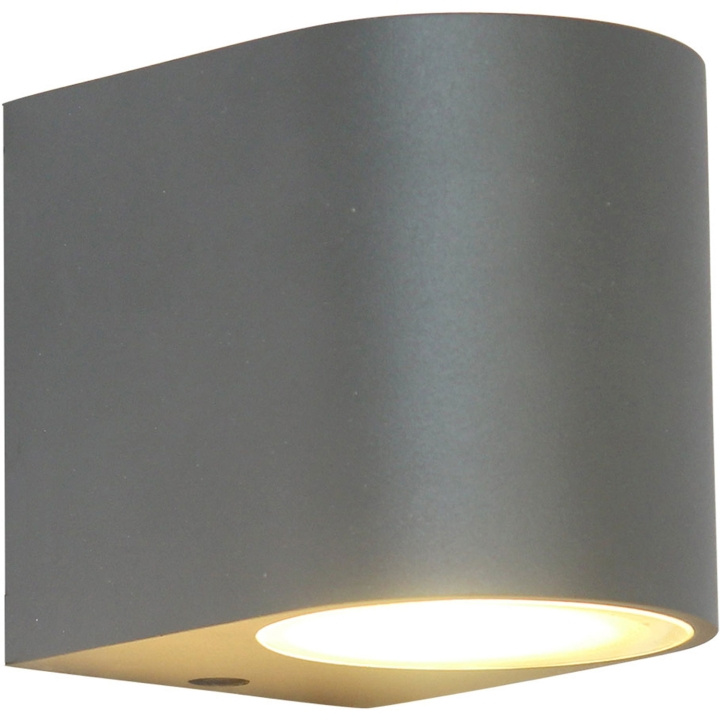 Llitt Mats I Väggarmatur GU10-sockel IP44 Antracit in the group HOME, HOUSEHOLD & GARDEN / Electricity & Lighting / Outdoor lighting / Outdoor wall light / Outdoor wall light without sensor at TP E-commerce Nordic AB (C62095)