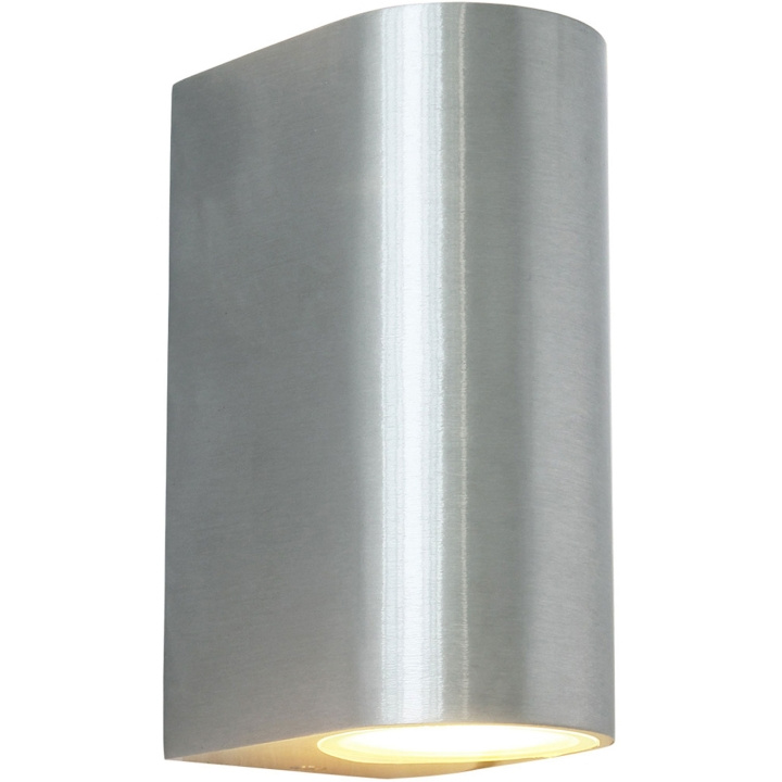 Llitt Mats II Väggarmatur 2xGU10-sockel IP44 Aluminium in the group HOME, HOUSEHOLD & GARDEN / Electricity & Lighting / Outdoor lighting / Outdoor wall light / Outdoor wall light without sensor at TP E-commerce Nordic AB (C62097)