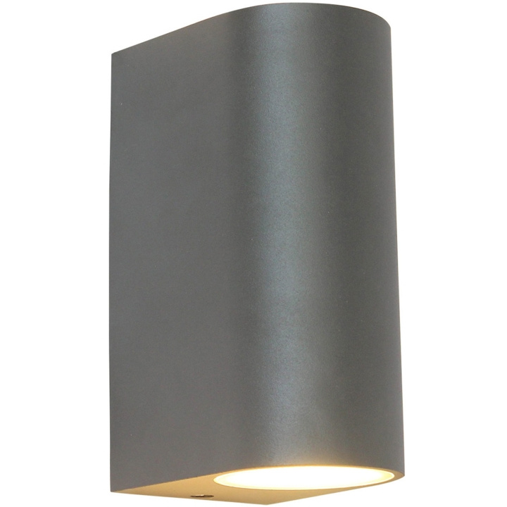 Llitt Mats II Väggarmatur 2xGU10-sockel IP44 Antracit in the group HOME, HOUSEHOLD & GARDEN / Electricity & Lighting / Outdoor lighting / Outdoor wall light / Outdoor wall light without sensor at TP E-commerce Nordic AB (C62098)