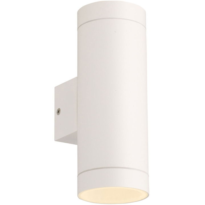 Llitt Daniel II Väggarmatur 2xGU10-sockel IP44 Vit in the group HOME, HOUSEHOLD & GARDEN / Electricity & Lighting / Outdoor lighting / Outdoor wall light / Outdoor wall light without sensor at TP E-commerce Nordic AB (C62102)