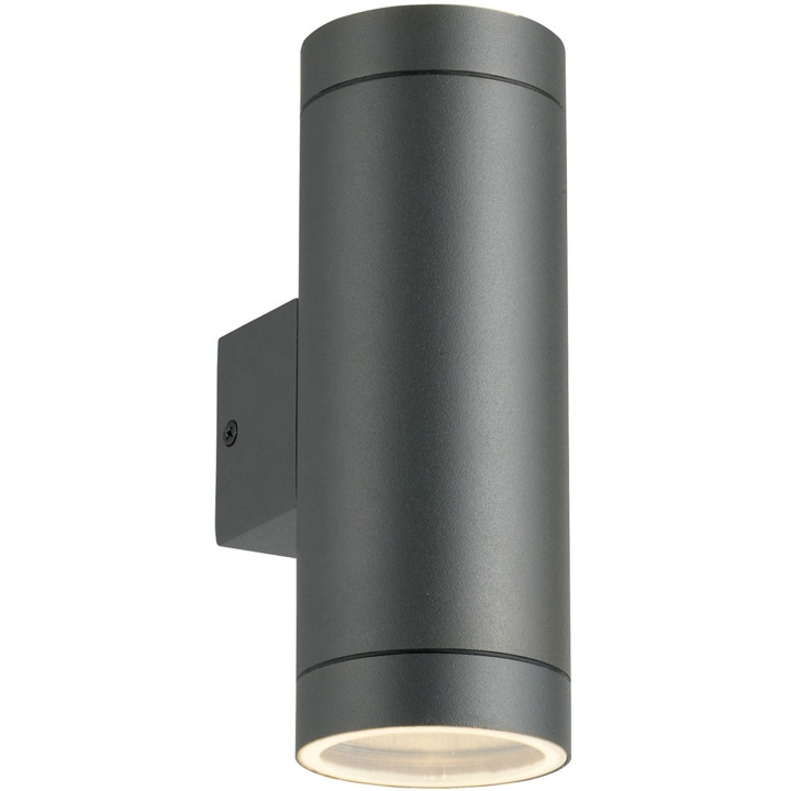 Llitt Daniel II Väggarmatur 2xGU10-sockel IP44 Antracit in the group HOME, HOUSEHOLD & GARDEN / Electricity & Lighting / Outdoor lighting / Outdoor wall light / Outdoor wall light without sensor at TP E-commerce Nordic AB (C62104)