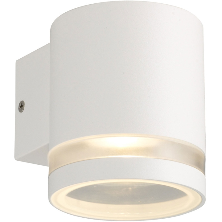 Llitt Nils I Väggarmatur GU10-sockel IP44 Vit in the group HOME, HOUSEHOLD & GARDEN / Electricity & Lighting / Outdoor lighting / Outdoor wall light / Outdoor wall light without sensor at TP E-commerce Nordic AB (C62105)