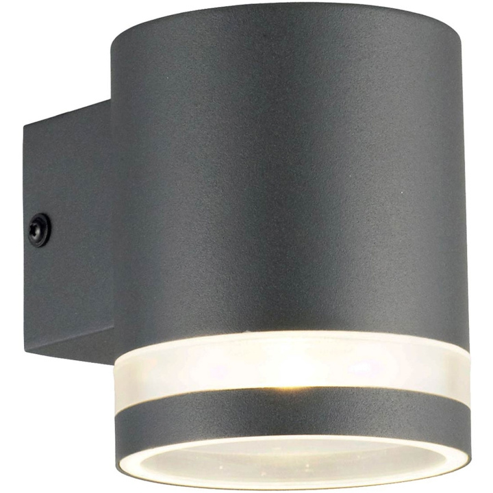Llitt Nils I Väggarmatur GU10-sockel IP44 Antracit in the group HOME, HOUSEHOLD & GARDEN / Electricity & Lighting / Outdoor lighting / Outdoor wall light / Outdoor wall light without sensor at TP E-commerce Nordic AB (C62107)