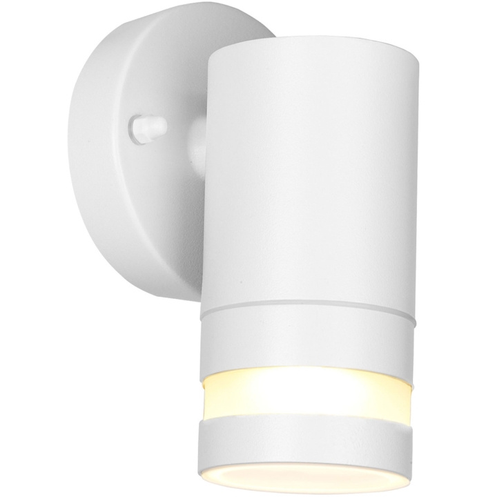 Llitt Fredrik I Väggarmatur GU10-sockel IP44 Vit in the group HOME, HOUSEHOLD & GARDEN / Electricity & Lighting / Outdoor lighting / Outdoor wall light / Outdoor wall light without sensor at TP E-commerce Nordic AB (C62114)