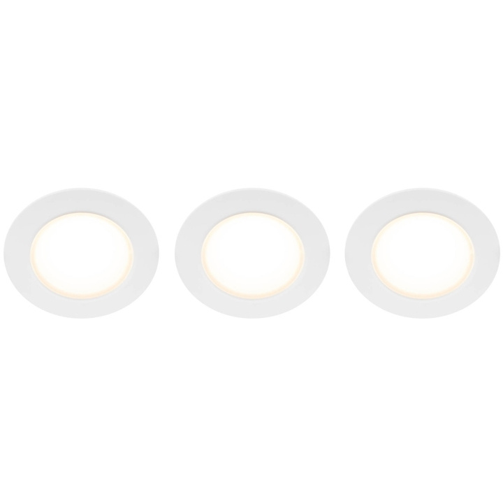 Llitt Doris 230V Dimbar downlight spotlight 3000K 400lm IP65 3-pack Vit in the group HOME ELECTRONICS / Lighting / Ceiling lights at TP E-commerce Nordic AB (C62137)
